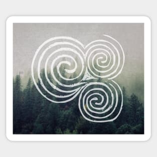 Newgrange triskelion | Celtic spiral Sticker